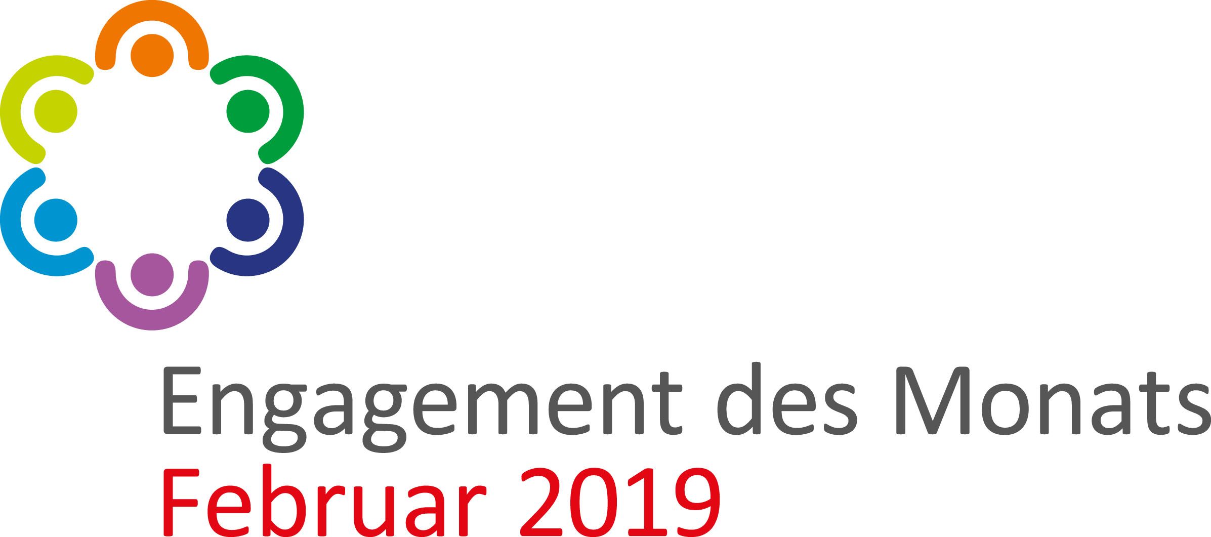 Logo Engagement des Monats Februar 2019