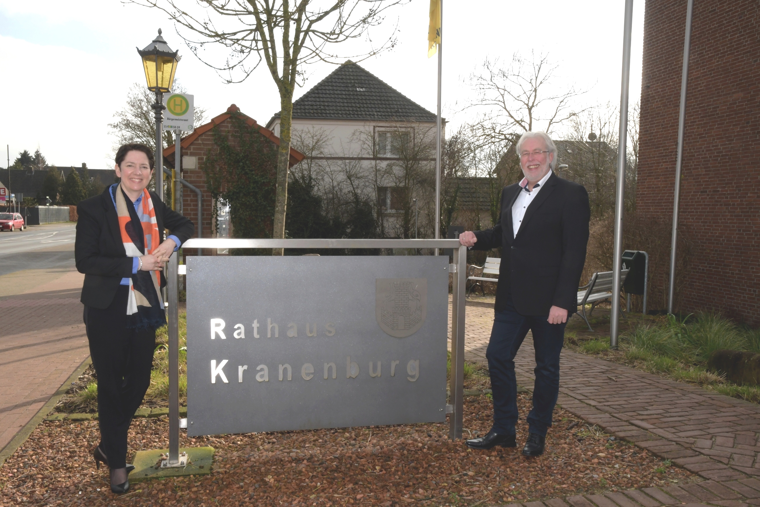 PM21-061-Foto: Landrätin Gorißen besucht Kranenburgs Bürgermeister Böhmer