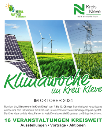 Klima Plakat - Klima-Woche 2024